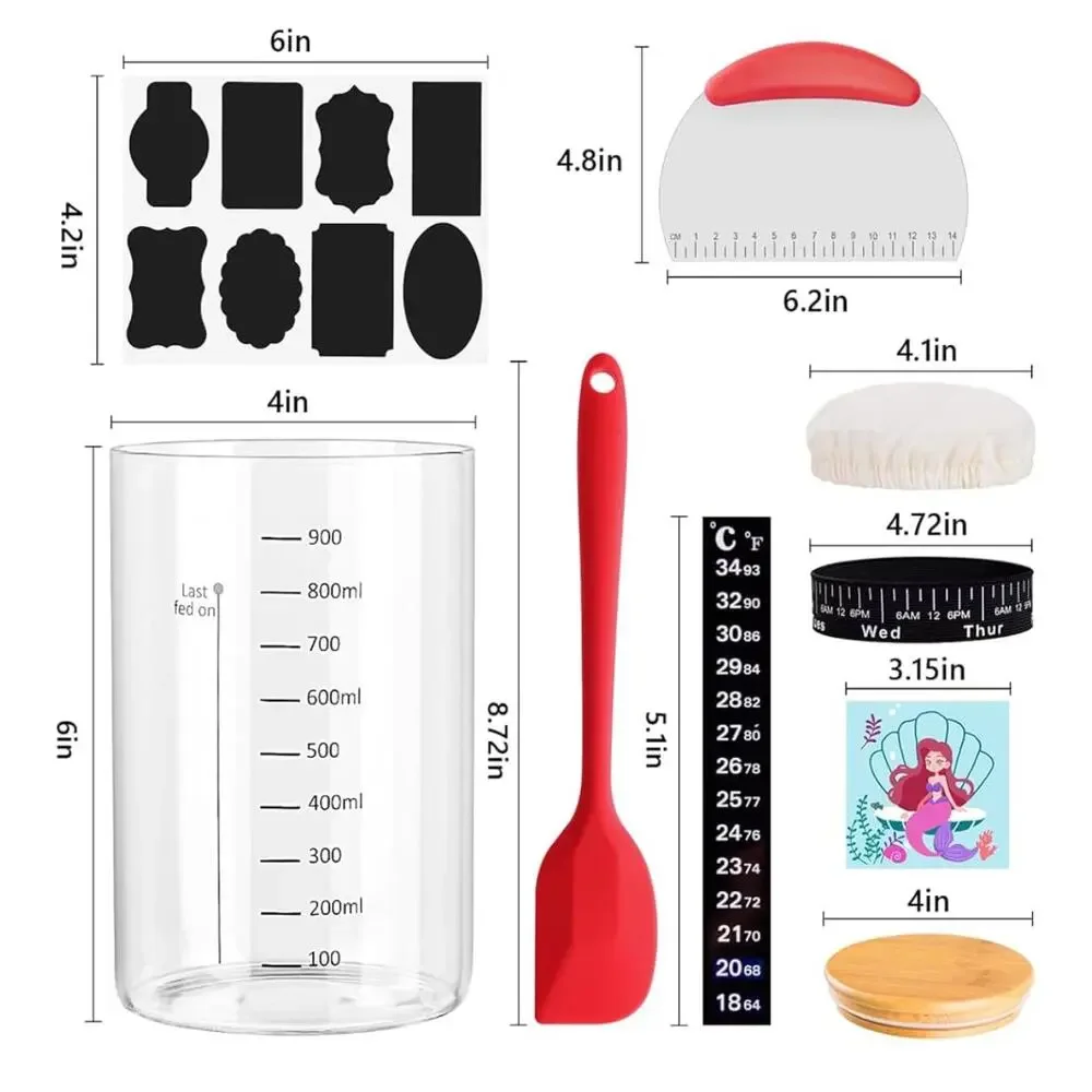 Wokeio and NeoRov Sourdough‎ Bread Starter Kit and Proofing Baskets.
